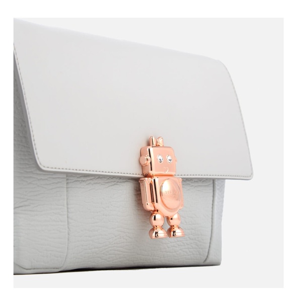 Ted Baker Women's Jemms Robot Lock Cross Body Bag - Grey - Picture 9 of 13